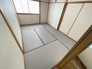広島市安佐北区 和室新畳施工